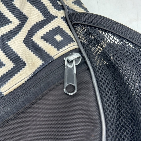 KAVU Off White Black Patterned Cord Crossbody Backpack TOT4932A main image 6